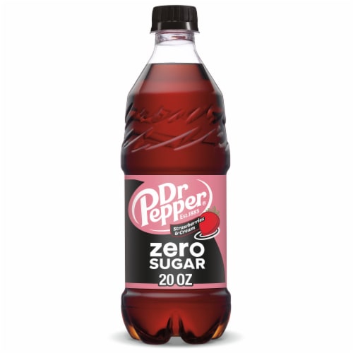 Dr Pepper Strawberries & Cream Zero Sugar Soda - Essential Pick