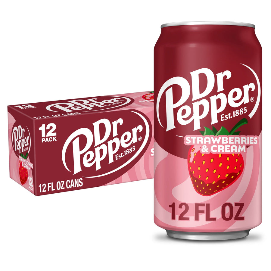 Dr Pepper Strawberries & Cream Soda - Premium Sip