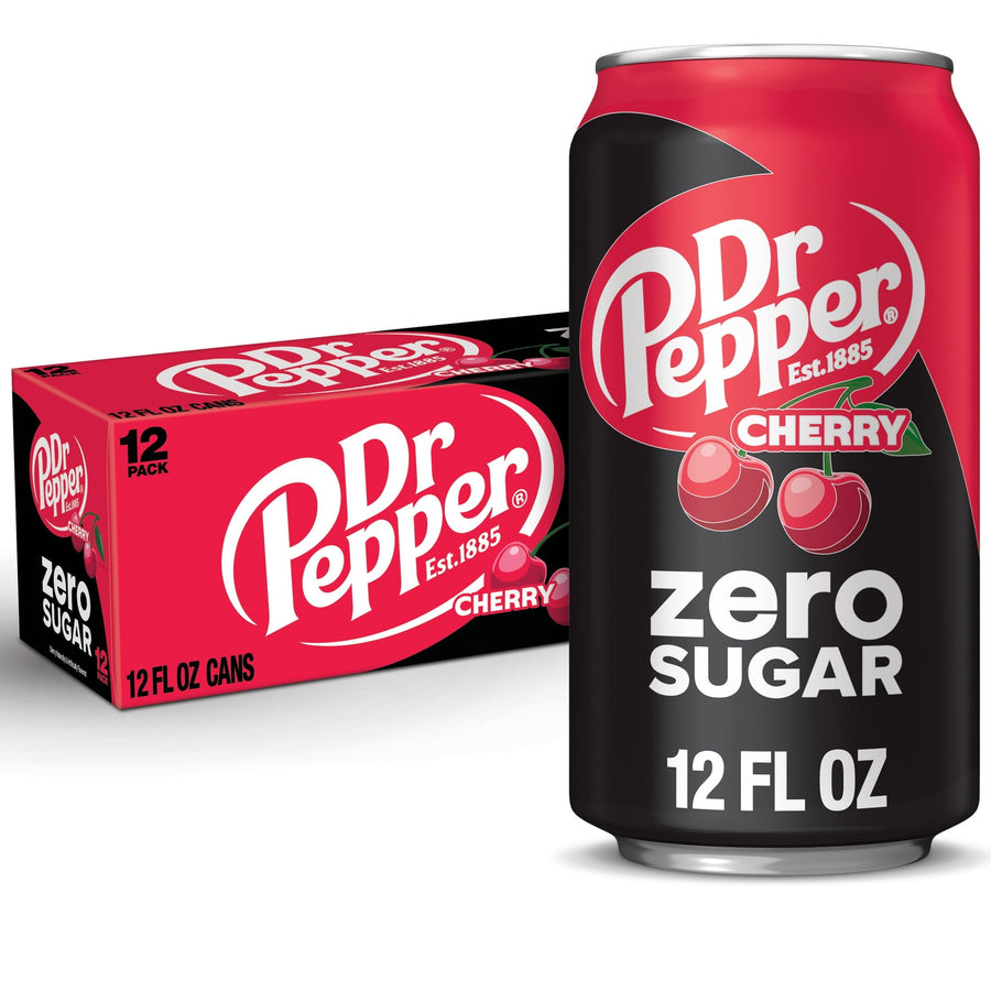 Dr Pepper Cherry Zero Sugar Soda - Simple Choice
